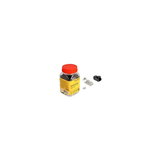 RJ45 Modularer Stecker mit Zugentlastung Cat.8.1 und Knickschutztülle 25er Set — image 3