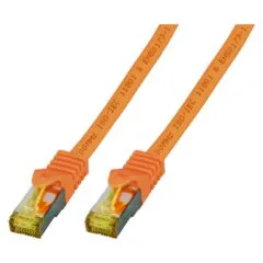 RJ45 Patchkabel Cat.6A S FTP LSZH Cat.7 Rohkabel orange
