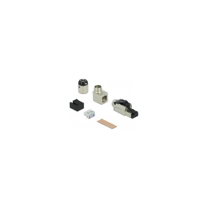 RJ45 Stecker feldkonfektionierbar Cat.8.1 Metall gewinkelt — image 2