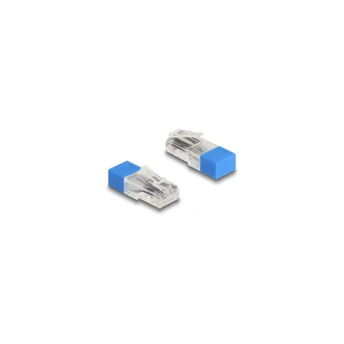 RJ45 Stecker mit Abschlusswiderstand 120 Ohm blau — image 1