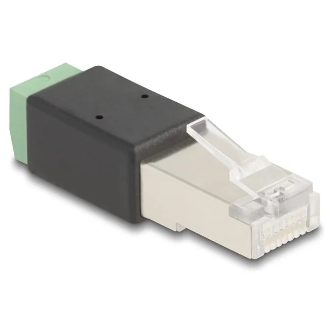 RJ45 Stecker zu Terminalblock Adapter 2 Pin — image 1