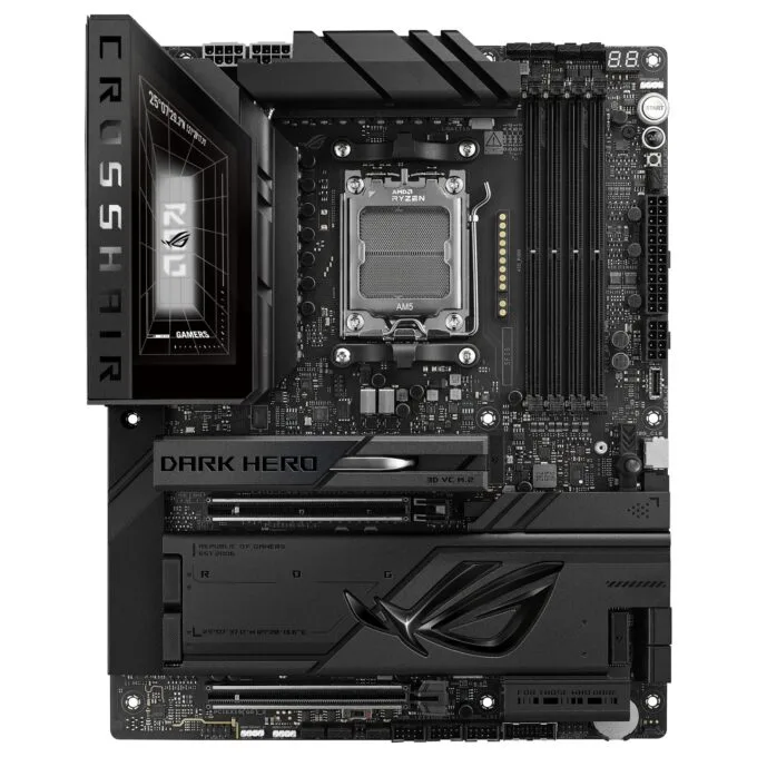 ROG CROSSHAIR X870E DARK HERO WIFI7 ATX Mainboard AM5 HDMI USB4 — image 1