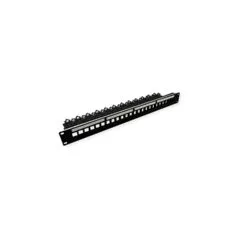 ROLINE 19'-Keystone-Modultrger 24Ports geschirmt blank Clipbef.