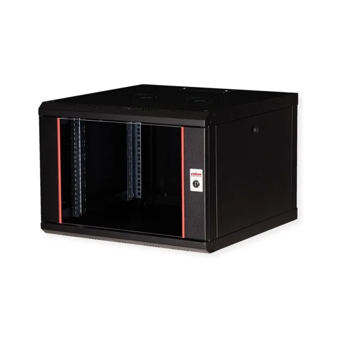 ROLINE 19-Zoll Wandgehuse Pro 7 HE. 600x600 BxT schwarz — image 1