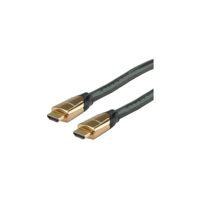 ROLINE 4K PREMIUM HDMI Ultra HD Kabel mit Ethernet. ST ST. schwarz. 7.5 m — image 1