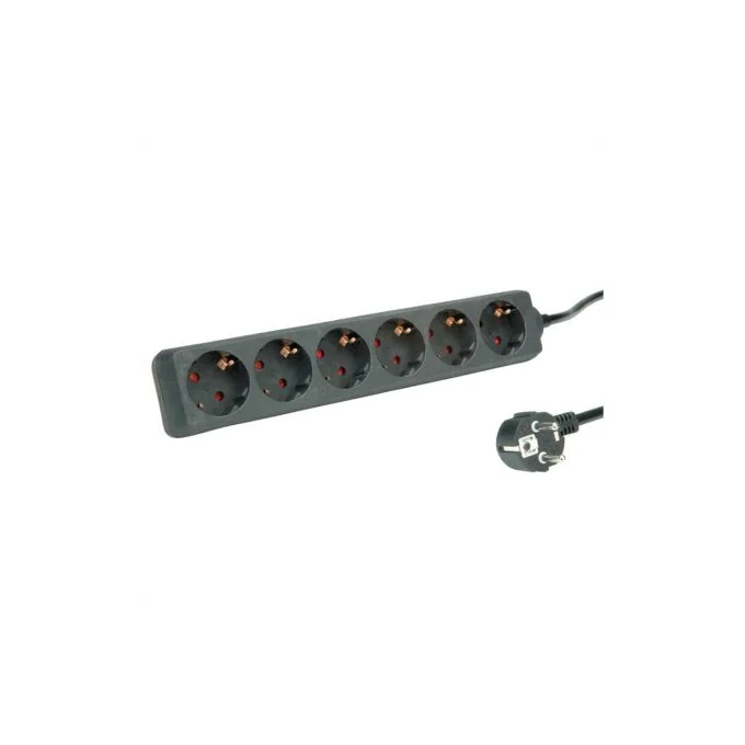 ROLINE 6-fach Steckdosenleiste ohne Schalter. schwarz. 3 m — image 2