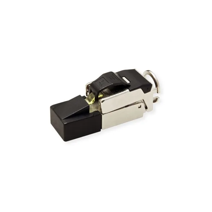 ROLINE feldkonfektionierbarer RJ-45 Stecker Cat.6A (Class EA). STP. silberfarben — image 2