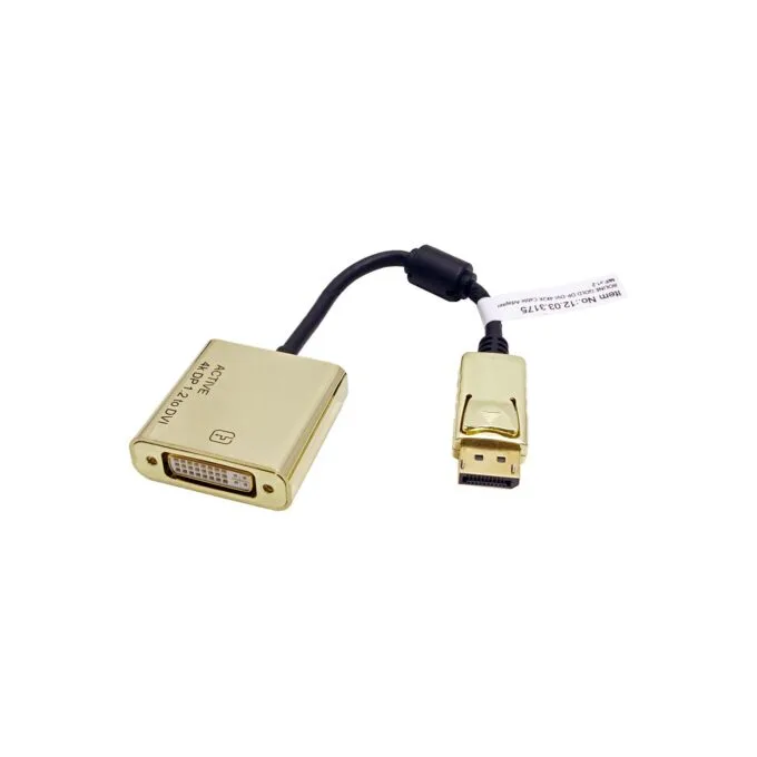 ROLINE GOLD 4K DisplayPort-DVI Adapter, Aktiv, v1.2, DP ST - DVI BU — image 2