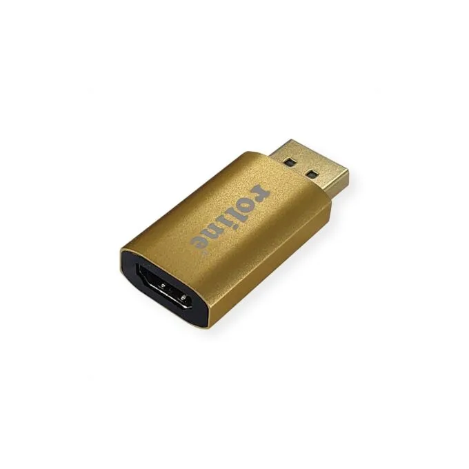 ROLINE GOLD 4K DisplayPort-HDMI Adapter. v1.2. DP ST - HDMI BU. Aktiv — image 1