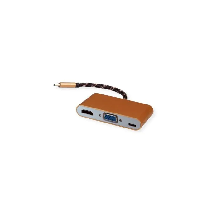 ROLINE GOLD Display Adapter USB Typ C - VGA HDMI C — image 2