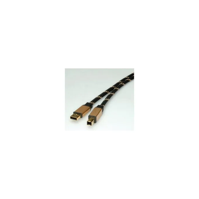ROLINE GOLD USB 2.0 Kabel Typ A-B 3.0m — image 3