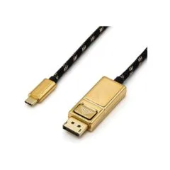 ROLINE GOLD USB Typ C - DisplayPort Adapterkabel. v1.2. ST ST. 2 m