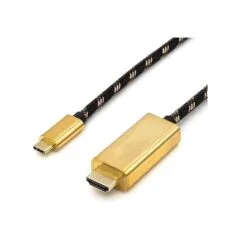ROLINE GOLD USB Typ C - HDMI Adapterkabel. ST ST. 2 m