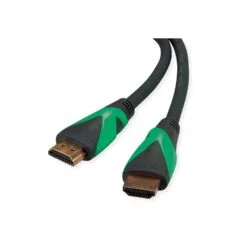 ROLINE GREEN ATC 8K HDMI Ultra HD Kabel mit Ethernet. ST ST. schwarz. 3 m