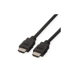 ROLINE GREEN HDMI High Speed Kabel mit Ethernet. TPE. schwarz. 1 m