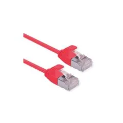 ROLINE GREEN U FTP Patchkabel Cat.6A (Class EA). LSOH. slim. rot. 3 m