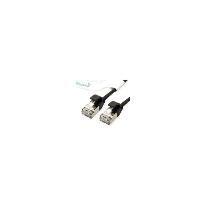 ROLINE GREEN U FTP Patchkabel Cat.6A (Class EA). LSOH. slim. schwarz. 0.3 m — image 2