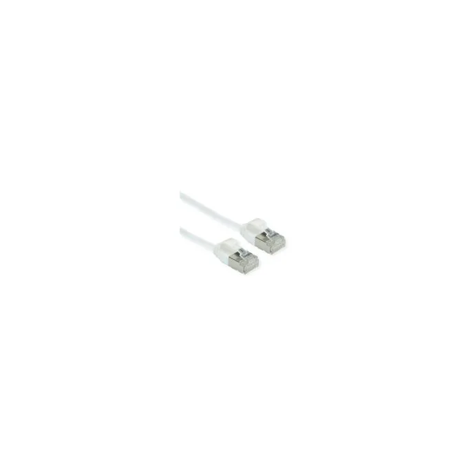ROLINE GREEN U FTP Patchkabel Cat.6A (Class EA), LSOH, slim, wei, 0,3 m — image 4