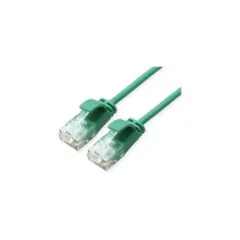 ROLINE GREEN UTP Patchkabel Cat.6A (Class EA). LSOH. slim. grn. 1.5 m
