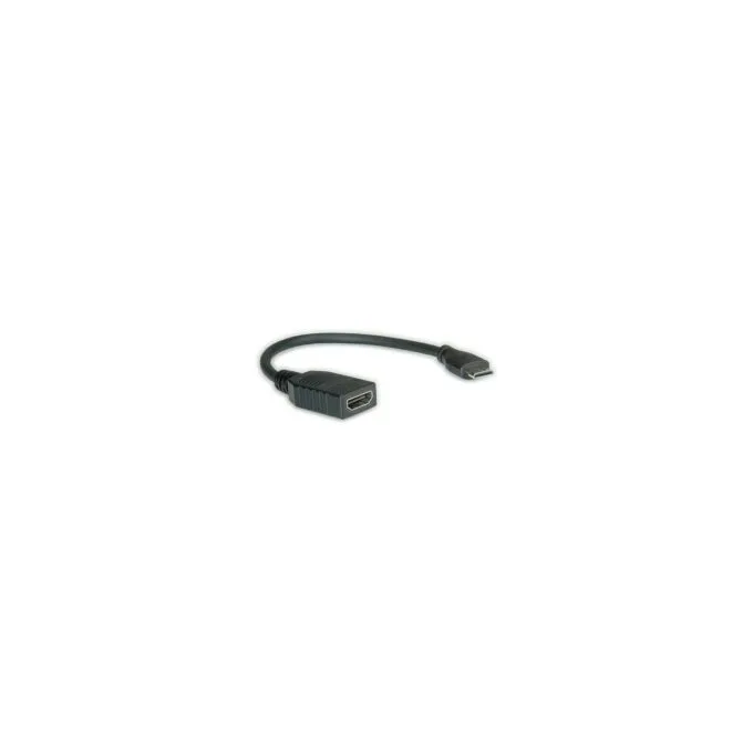 ROLINE HDMI High Speed Kabel mit Ethernet HDMI BU - Mini HDMI ST 0.15m — image 1