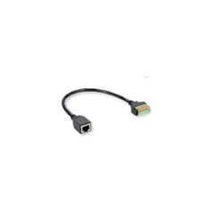 ROLINE Kabeladapter RJ45 Buchse zu Terminalblock. (Drucktasten). 30 cm