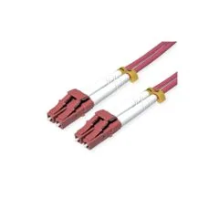 ROLINE LWL-Kabel 50 125m OM4. LC LC. stahlarmiert. LSOH. violett. 5 m