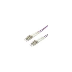 ROLINE LWL-Kabel 50 125um OM4 LC LC Low-Loss-Stecker violett 5m