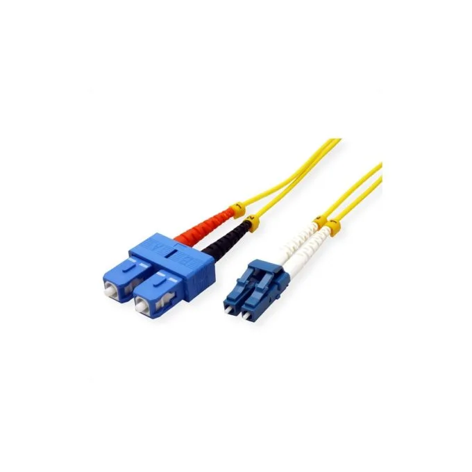 ROLINE LWL-Kabel Duplex. Single Mode 9 125m OS2. LC SC. gelb. 3 m — image 2