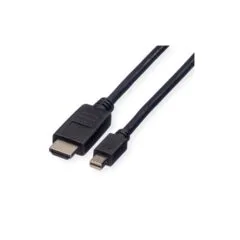 ROLINE Mini DisplayPort Kabel. Mini DP-HDTV. ST ST. schwarz. 4.5 m