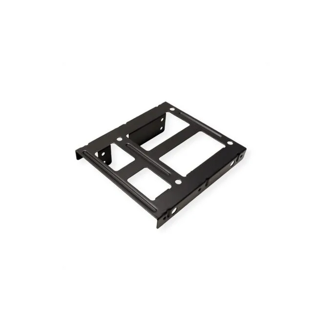 ROLINE Montageadapter. 3.5 Zoll Rahmen fr 2x 2.5 HDD SSD. Metall. schwarz — image 2