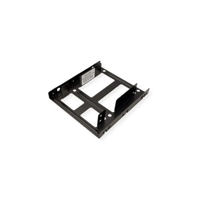 ROLINE Montageadapter. 3.5 Zoll Rahmen fr 2x 2.5 HDD SSD. Metall. schwarz — image 3