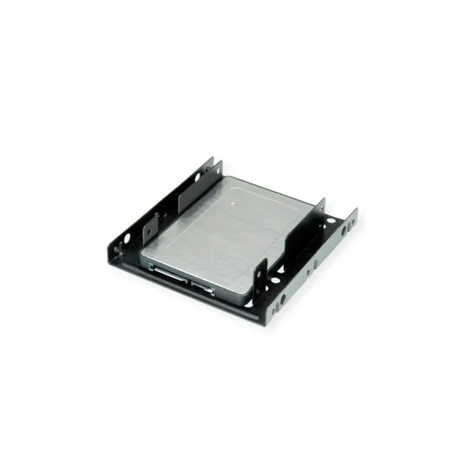 ROLINE Montageadapter. 3.5 Zoll Rahmen fr 2x 2.5 HDD SSD. Metall. schwarz — image 5