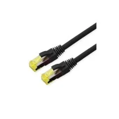 ROLINE Outdoor Patchkabel Cat.6A (Class EA) S FTP (PiMF). Litzendraht. LSOH. schwarz. 3 m