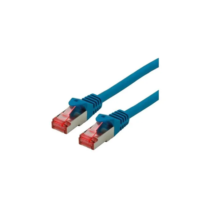 ROLINE Patchkabel Cat.6 S FTP (PiMF). Component Level. LSOH. blau. 1 m — image 1