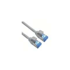 ROLINE Patchkabel Cat.6A (Class EA) S FTP (PiMF). LSOH. PoE. grau. 0.3 m
