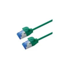 ROLINE Patchkabel Cat.6A (Class EA) S FTP (PiMF). LSOH. PoE. grn. 1 m