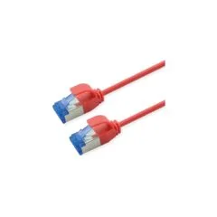 ROLINE Patchkabel Cat.6A (Class EA) S FTP (PiMF). LSOH. PoE. rot. 1 m