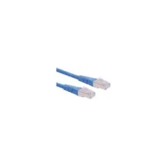 ROLINE Patchkabel Kat.6 Class E S FTP PiMF blau 0.3m