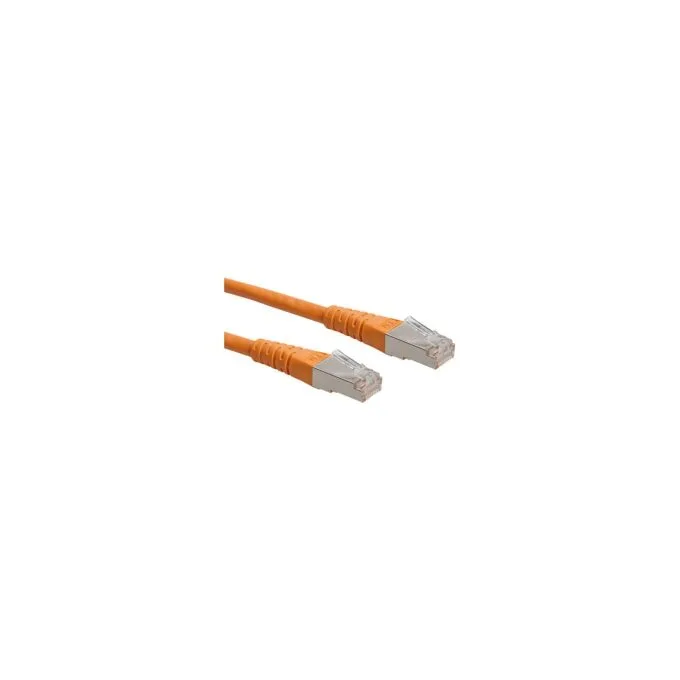 ROLINE Patchkabel Kat.6 Class E S FTP PiMF orange 0.3m — image 1