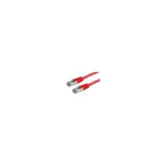 ROLINE Patchkabel Kat.6 Class E S FTP PiMF rot 5m
