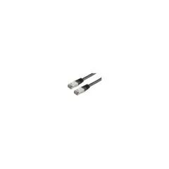 ROLINE Patchkabel Kat.6 Class E S FTP PiMF schwarz 0.5m