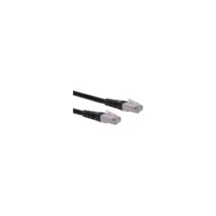 ROLINE Patchkabel Kat.6 Class E S FTP PiMF schwarz 2m