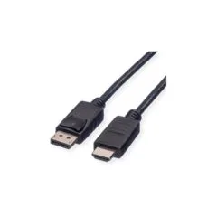 ROLINE RM DisplayPort Kabel DP - HDTV. ST ST. schwarz. 2 m