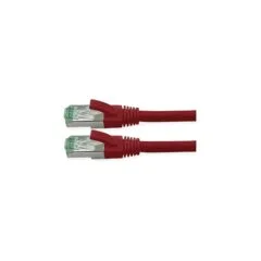 ROLINE RM Patchkabel Cat.6A S FTP (PiMF). rot. 0.5 m