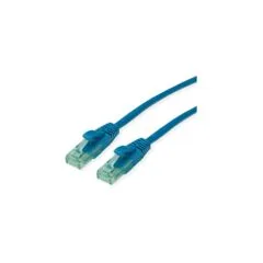 ROLINE RM Patchkabel Cat.6A UTP. blau. 5 m