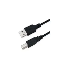 ROLINE RM USB 2.0 Kabel. Typ A-B. schwarz. 0.8 m