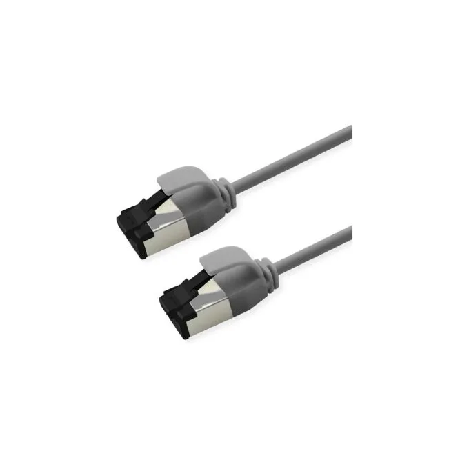 ROLINE S FTP Patchkabel Kat.8.1. Slim. PoE. grau. 3m — image 1