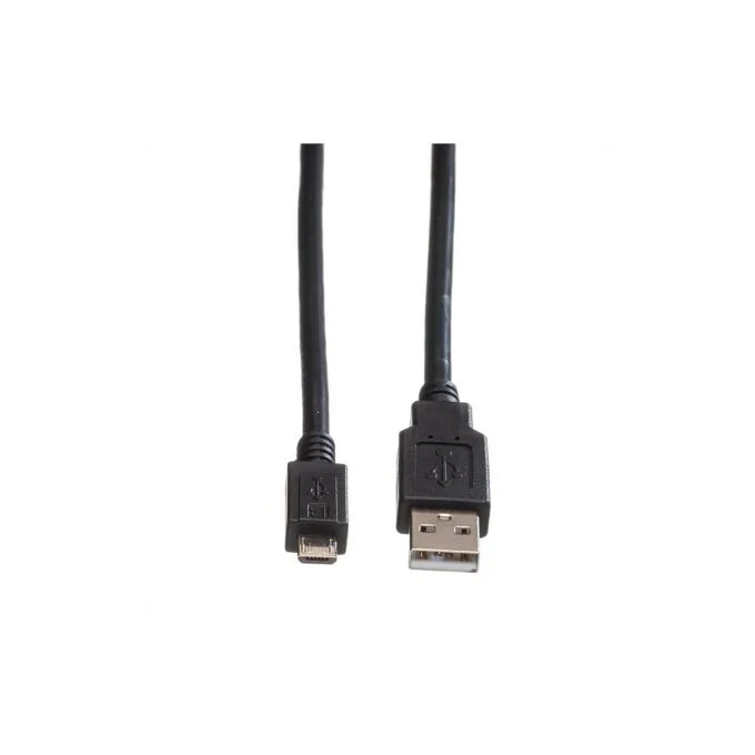 ROLINE USB 2.0 Kabel USB A ST - Micro USB B ST schwarz 1.8m — image 3
