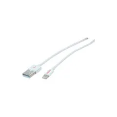 ROLINE USB 2.0 Sync- & Ladekabel mit 8pin-Konnektor. wei. 0.15 m