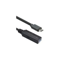 ROLINE USB 3.2 Gen 1 Aktives Repeater Kabel. Typ A - C. schwarz. 15 m
